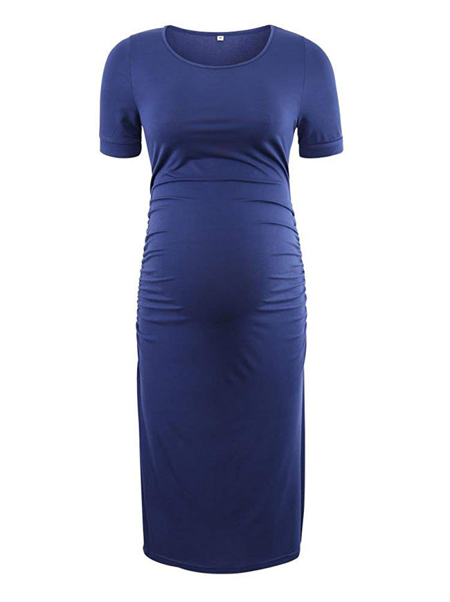 Ariah - Short Sleeves Maternity Dress