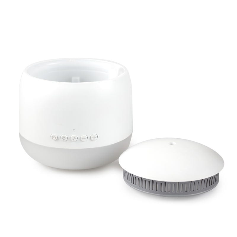 Aroma Snooze Sleep Aid White Diffuser with lid open