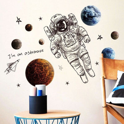 Astronaut Nursery Wall Sticker 1