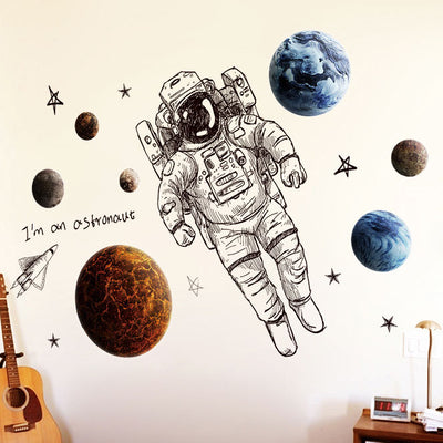 Astronaut Nursery Wall Sticker