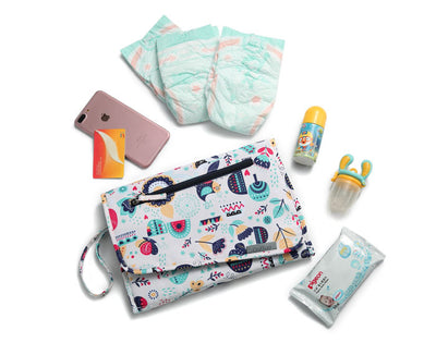 Aurora Nappy Wallet with items