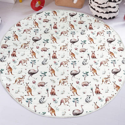 Aussie Animals & Tree Round Baby Playmat 150 cm diameter