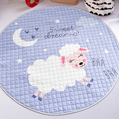 Baa Baa Sheep round Baby Play mat - 150 cm diameter