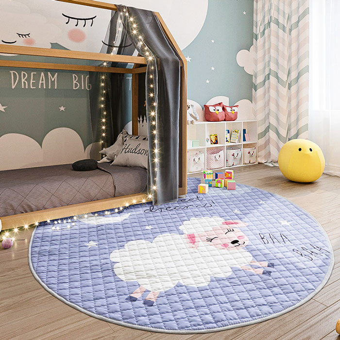 Baa Baa Sheep round Baby Play mat - 150 cm diameter in nursery