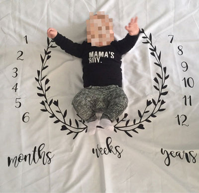 Baby Milestone - Leaves