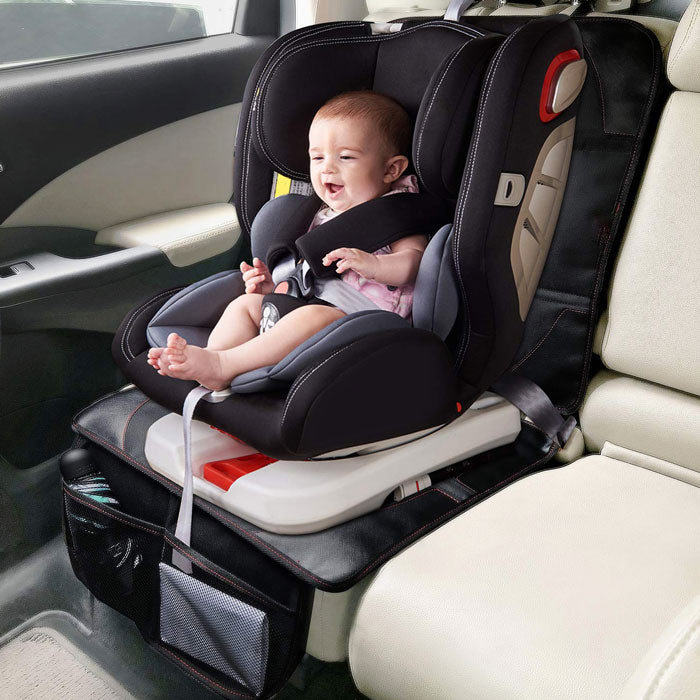 Baby Car Seat Protector with baby