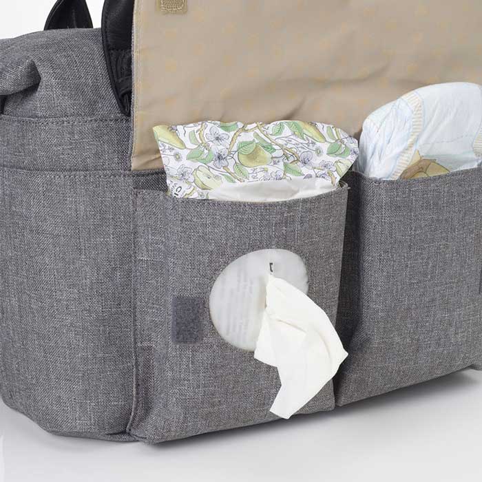 Babymel Jade Eco Grey Nappy Bag
