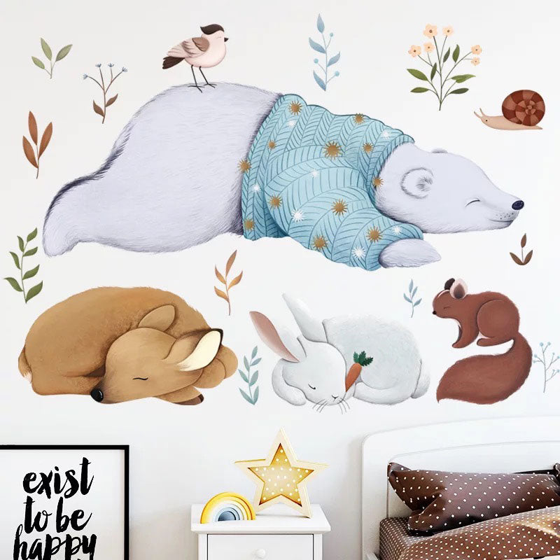 Bear & Friends Nursery Sticker