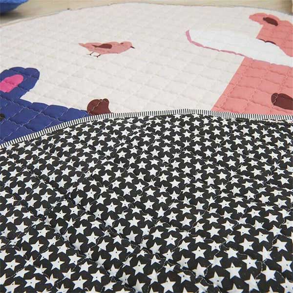 Best Buddies Baby Play Mat Backside closeup