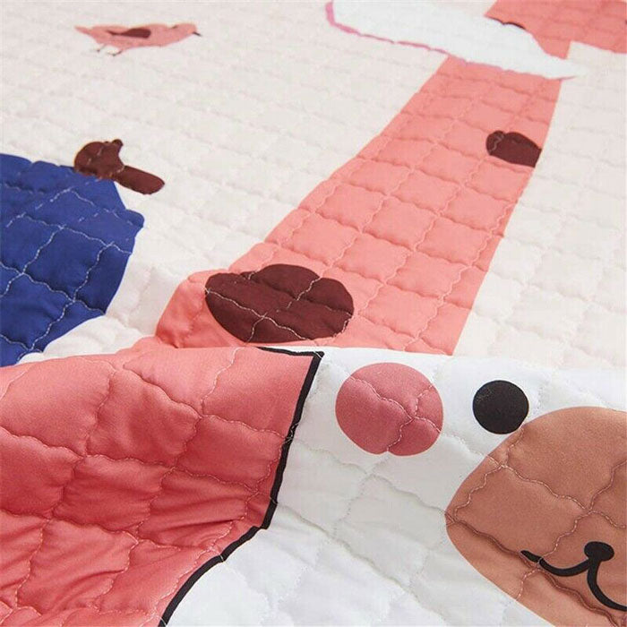 Best Buddies Baby Play Mat print closeup