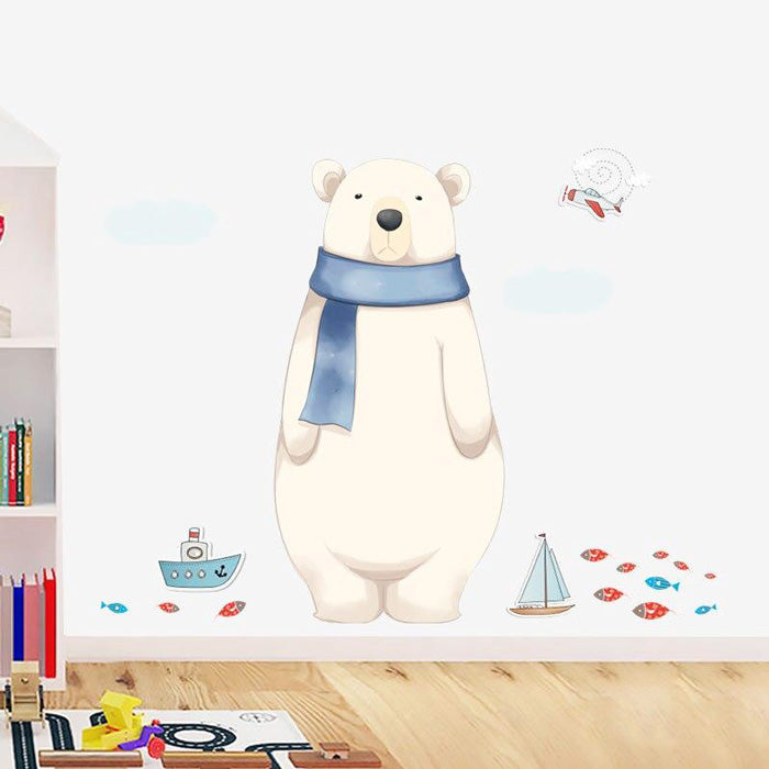 Big Polar Bear Wall Sticker