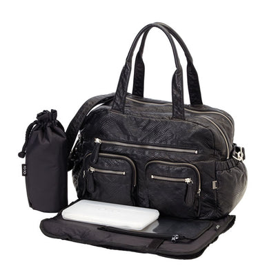 OIOI Faux Lizard Carry All Nappy Bag