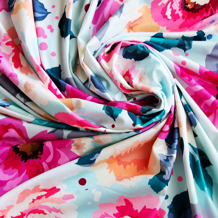 Blossom Baby Swaddle Wrap Fabric closeup