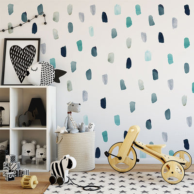 Watercolor Brushstrokes Wall Sticker