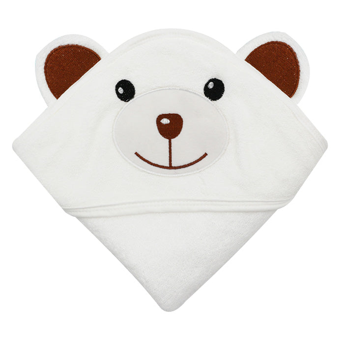 Brown Bear Baby Hooded Bath Towel 1