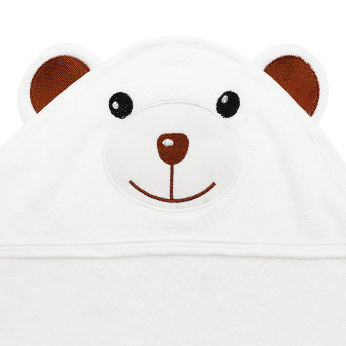 Brown Bear Baby Hooded Bath Towel