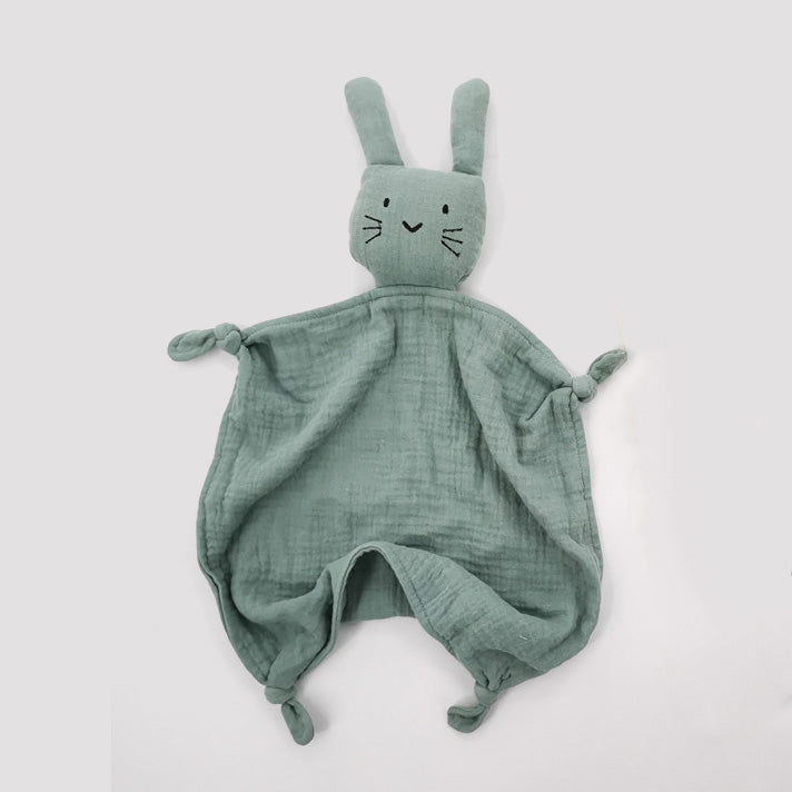 Bunny Baffi Baby Comforter Sage Color