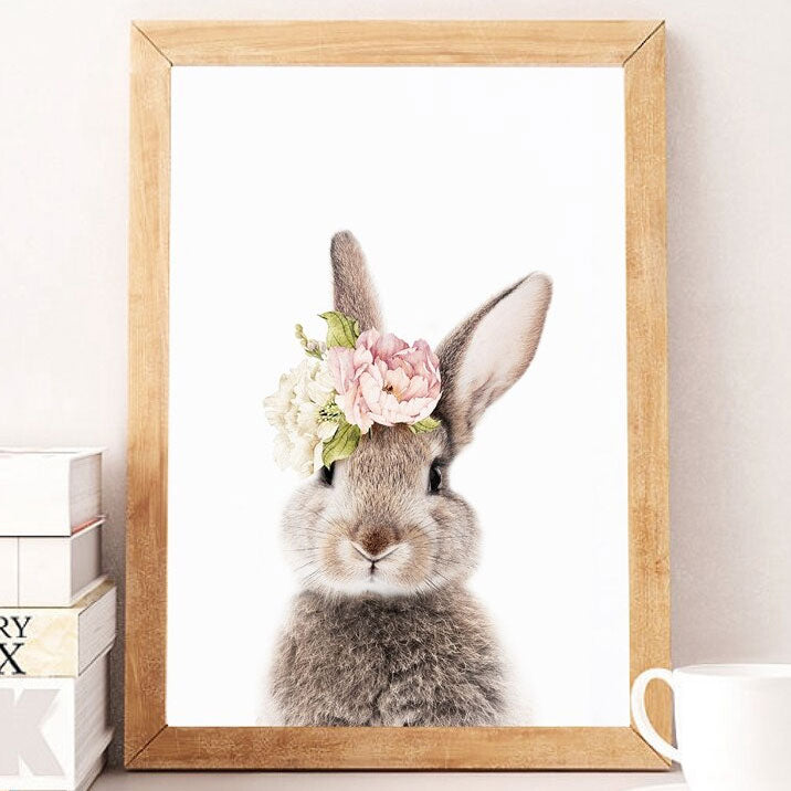 Bunny Nursery Canvas Wall Art Online Australia – Nappy Bag Store