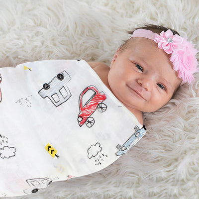 Cars Baby Swaddle Wrap