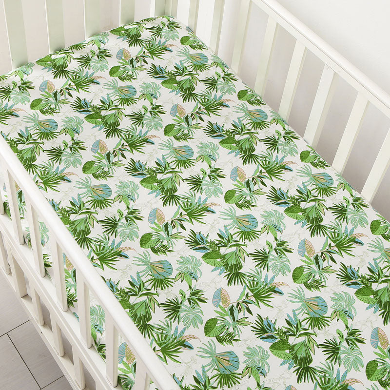Clora Fitted Elasticated Cot Sheet Front Closeup