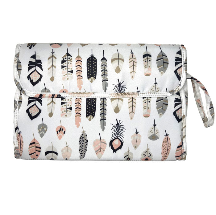Colourful Feathers Nappy Wallet