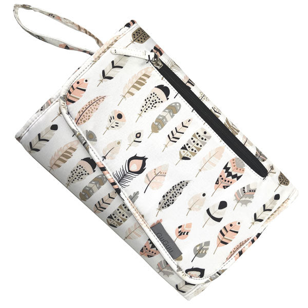 Colourful Feathers Nappy Wallet