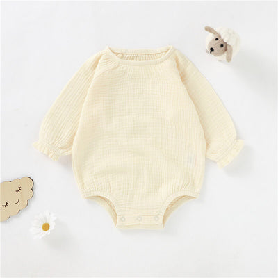 Cora Long Sleeve Baby Dress Romper