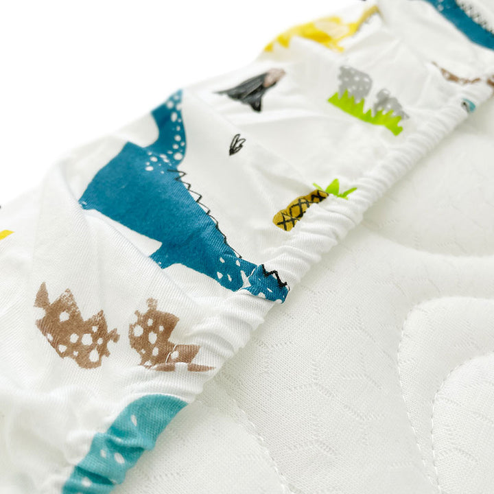 Dinosaur Fitted Cot Sheet Backside
