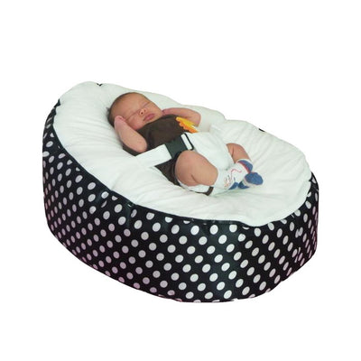 Dots Baby Bean Bag with baby