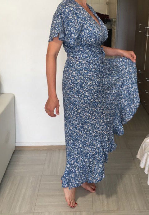 Ella Maternity & Nursing Wrap Dress