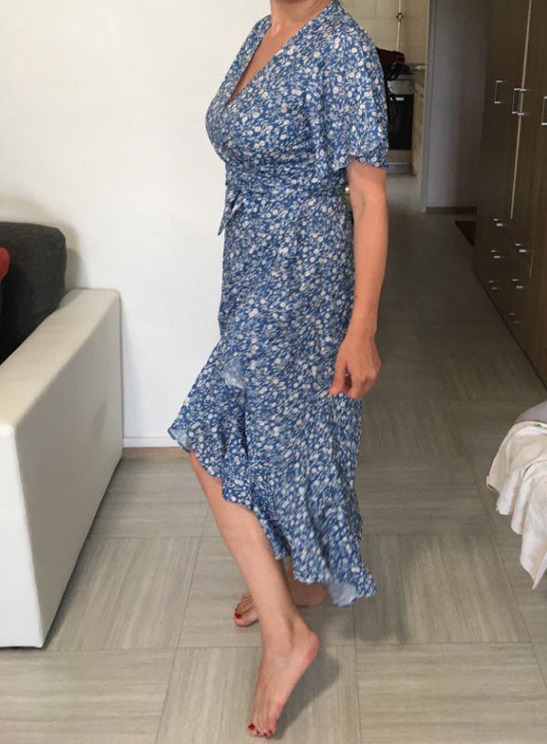 Ella Maternity & Nursing Wrap Dress