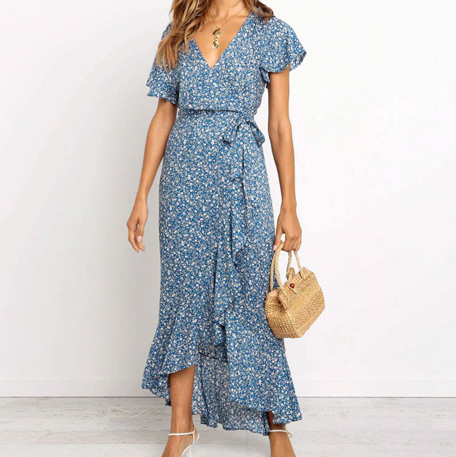 Ella Maternity & Nursing Wrap Dress