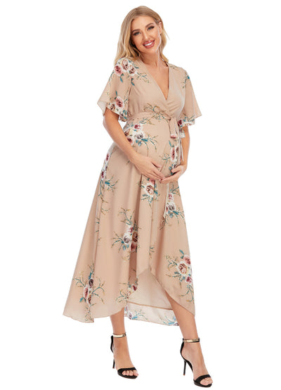 Eva Maternity & Nursing Wrap Dress