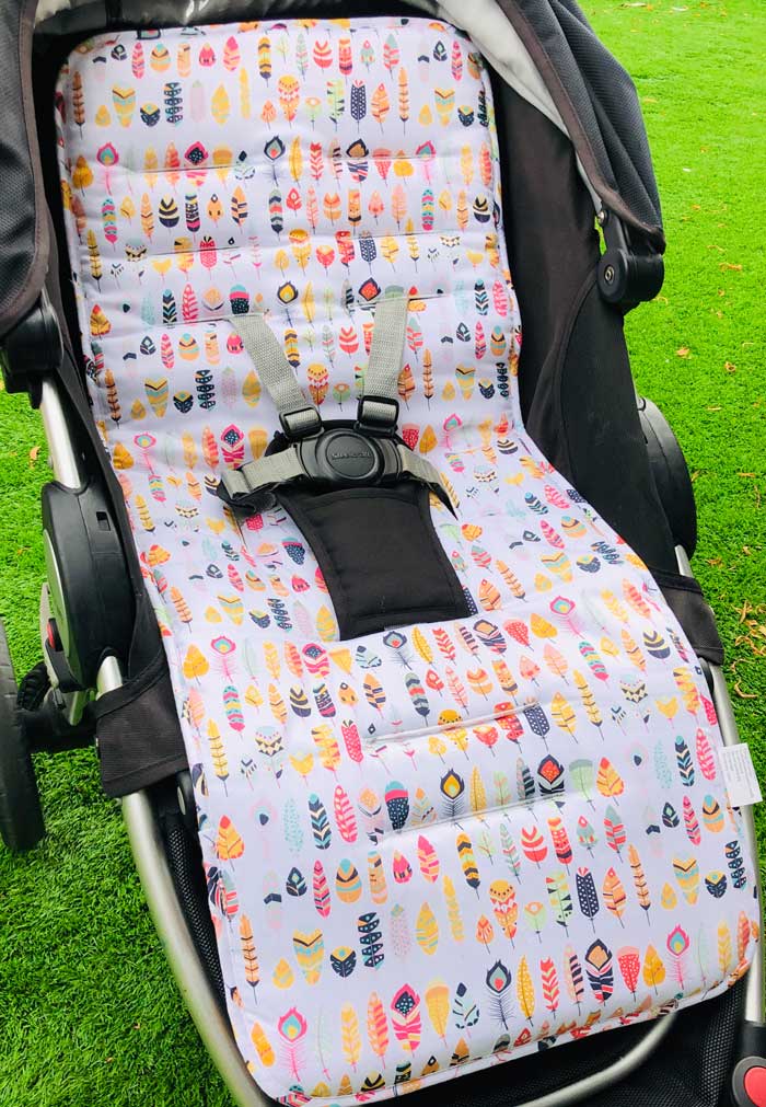 Feathers Reversible Universal Pram Liner front