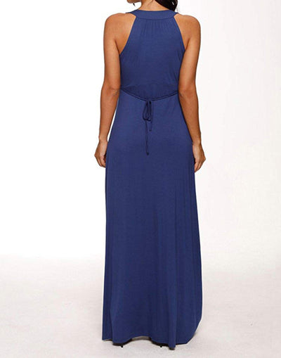 Florence - Navy Maternity Gown