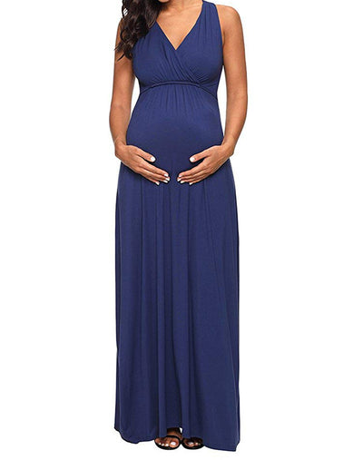 Florence - Navy Maternity Gown