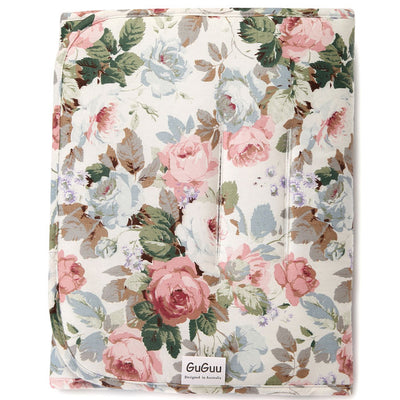 Flowers Universal Reversible Pram Liner Close up