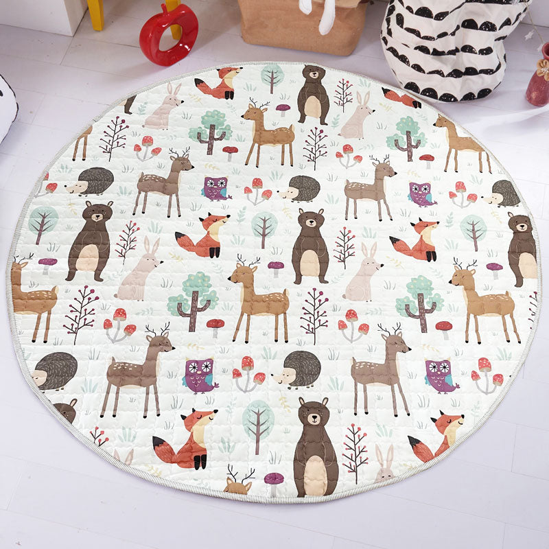 Forest Animals Round Baby Play Mat