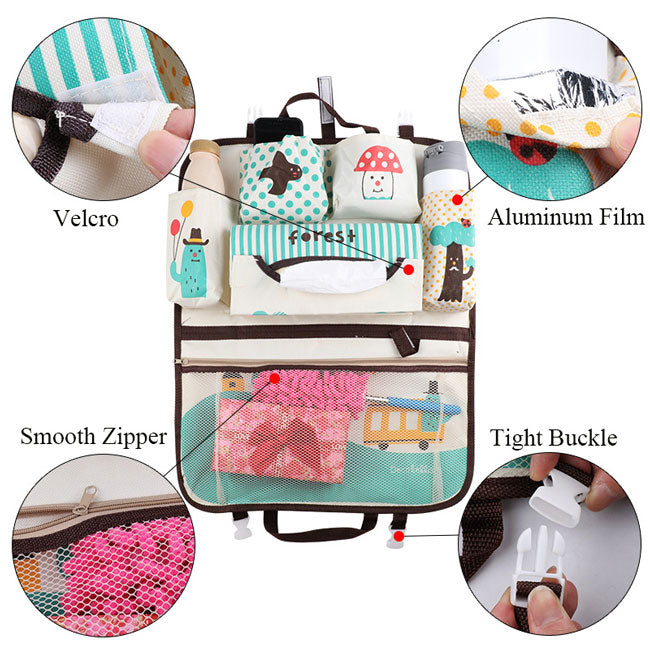 Forest Car Back Seat Organiser features