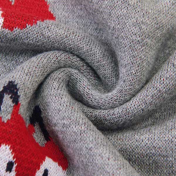 Fox Grey Baby Blanket Closeup
