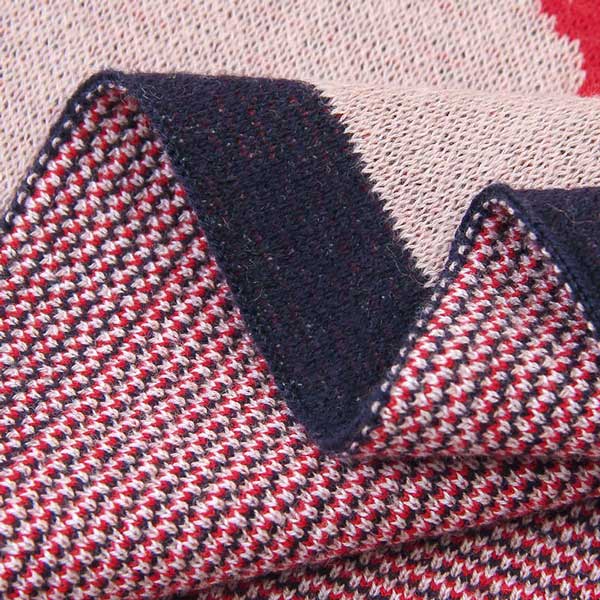 Fox Rose Baby Blanket Side