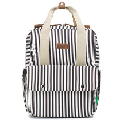 Georgi eco Convertible Nappy Bag Backpack Navy Stripe