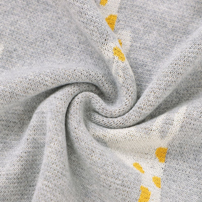 Giraffe Knitted Cotton Baby Blanket Close up