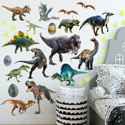 Glow in Dark Dinosaurs Baby Nursery Wall Sticker