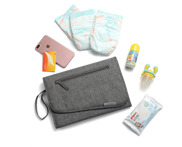 Grima Grey Nappy Wallet