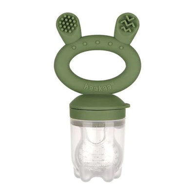 Haakaa-Fresh-Food-Feeder-&-Cover-Set---Olive-Green