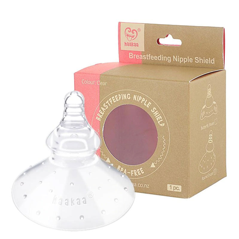 Haakaa Breastfeeding Nipple Shield Round in Box