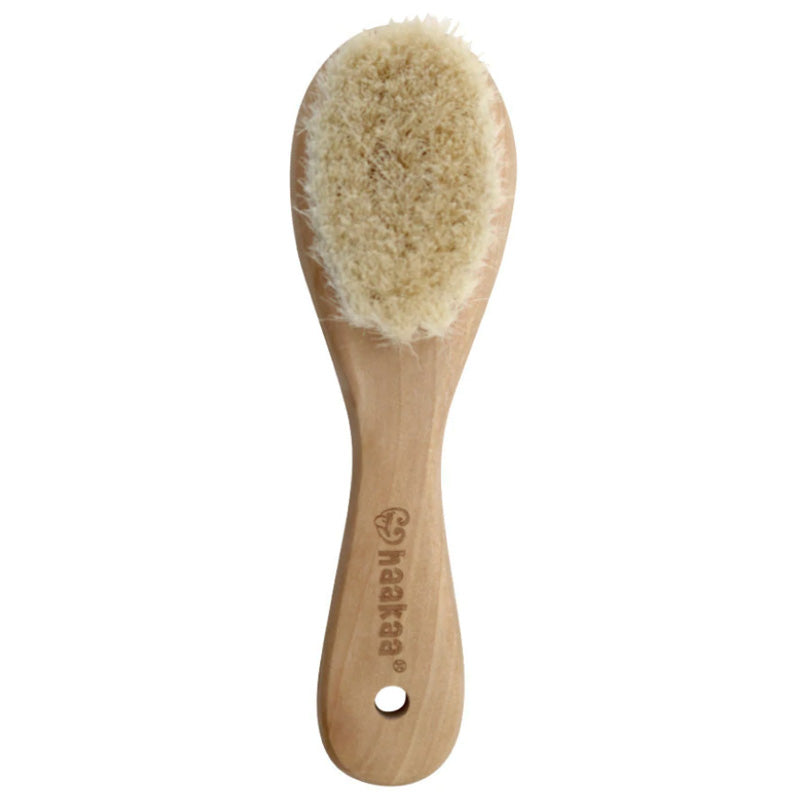 Haakaa Goat Wool Wooden Baby Hair Brush