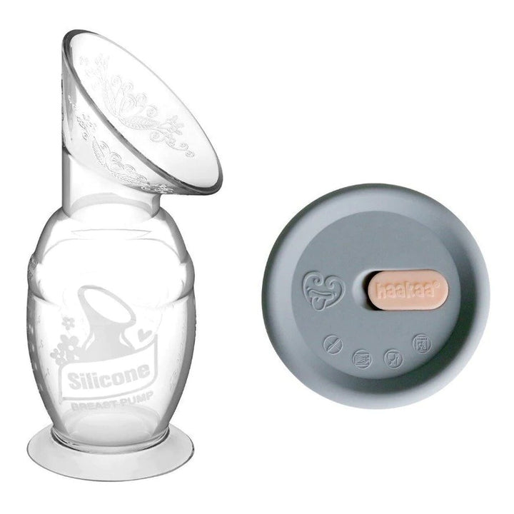 Haakaa Silicone Breast Pump & Cap Combo