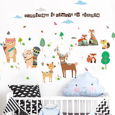 Happiness is always so simple baby nursery wall sticker